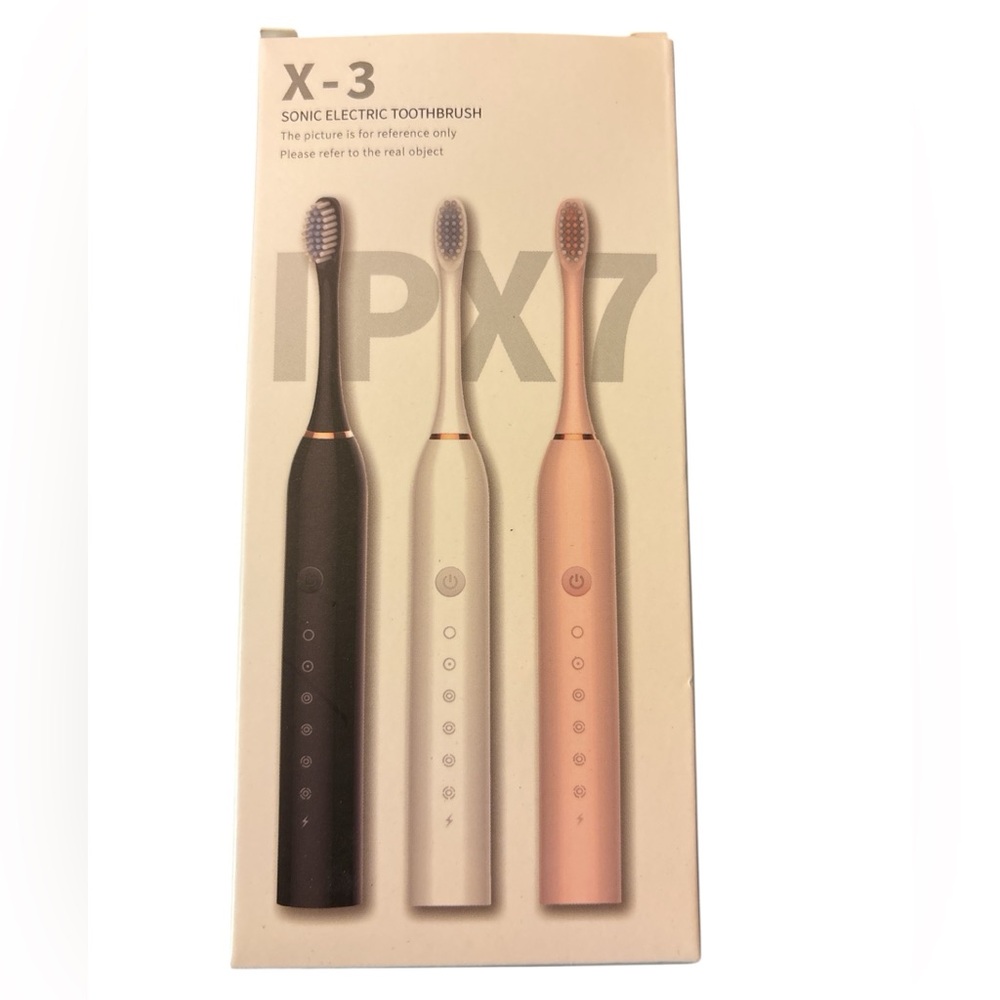 Sonic Electric Toothbrush  -  Black, White, or Pink